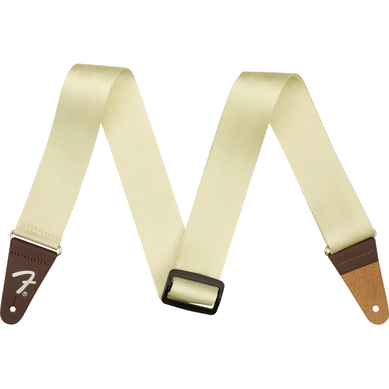 TAHALI FENDER 0990642013 2" AM PRO SEATBELT STRAP OLYMPIC WHITE - JP Musical
