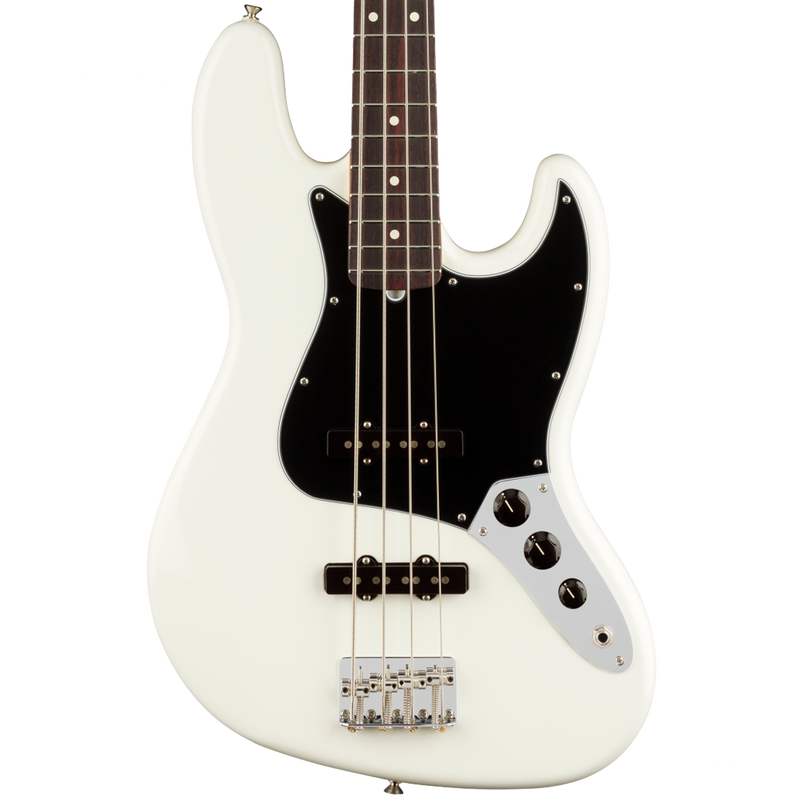 Fender 0198610380 American Performer Jazz Bass Rosewood Fingerboard Arctic White - JP Musical