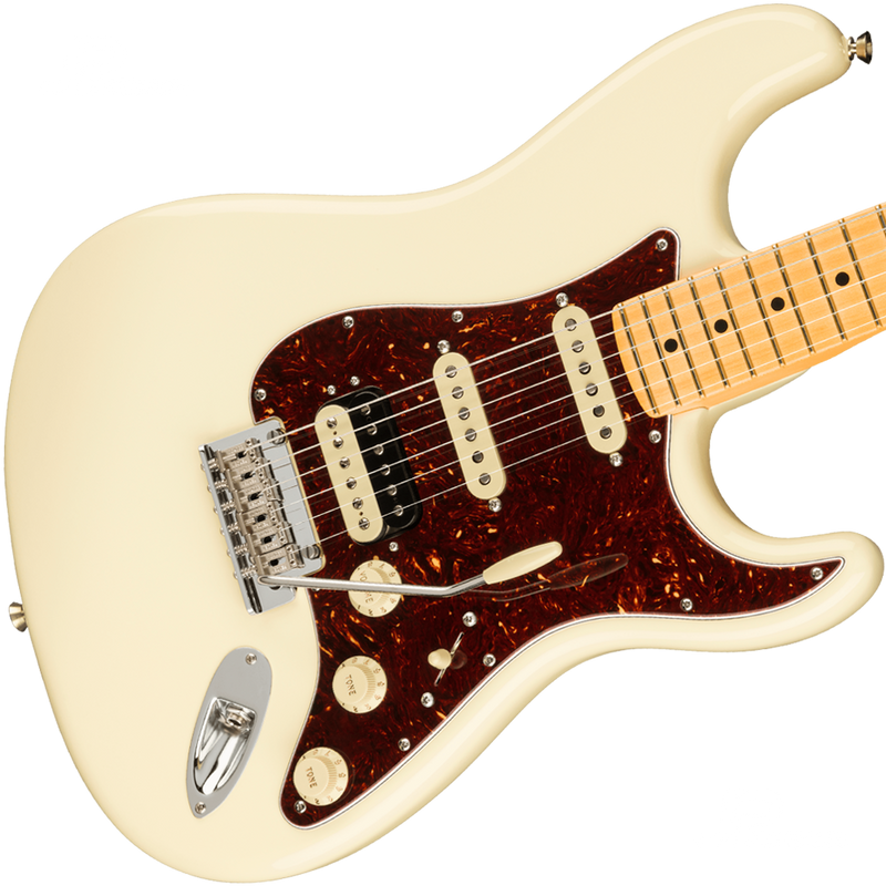 Fender 0113912705 American Professional II Stratocaster HSS Maple Fingerboard Olympic White - JP Musical