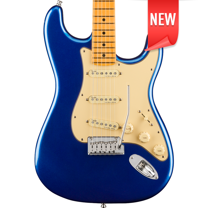 Fender 0118012795 American Ultra Stratocaster Maple Fingerboard Cobra Blue - JP Musical