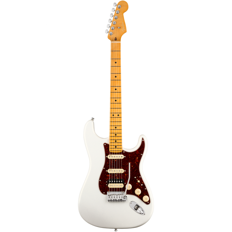 Fender 0118022781 American Ultra Stratocaster HSS Maple Fingerboard Arctic Pearl - JP Musical