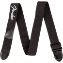Fender 0990662080 Logo Strap Black/White Logo - JP Musical