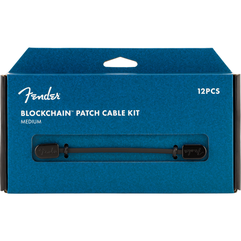 Fender 0990825302 Blockchain Patch Cable Kit Medium Black - JP Musical