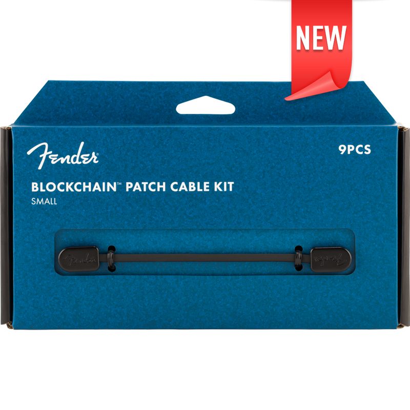 Fender 0990825202 Blockchain Patch Cable Kit Small Black - JP Musical