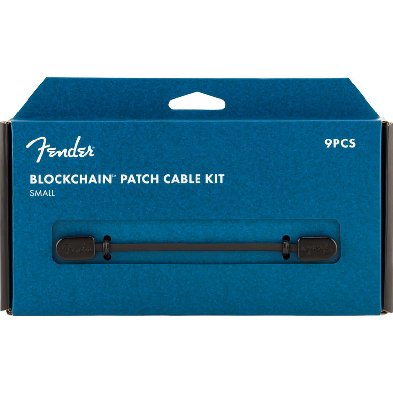 Fender 0990825202 Blockchain Patch Cable Kit Small Black - JP Musical