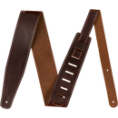 Fender 0990641050 Broken-In Leather Strap Brown 2.5" - JP Musical