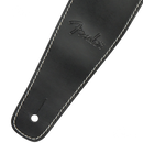 Fender 0990641006 Broken-In Leather Strap Black 2.5" - JP Musical