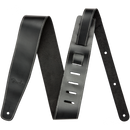 Fender 0990641006 Broken-In Leather Strap Black 2.5" - JP Musical
