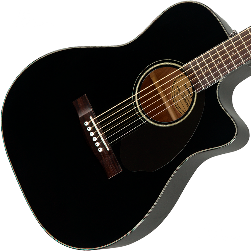 Fender 0970153006 CC-60SCE Concert Walnut Fingerboard Black - JP Musical