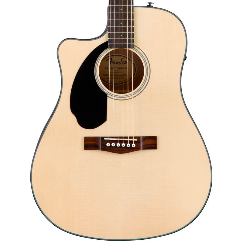 Fender 0970118021 CD-60SCE Dreadnought Left-Handed Walnut Fingerboard Natural - JP Musical