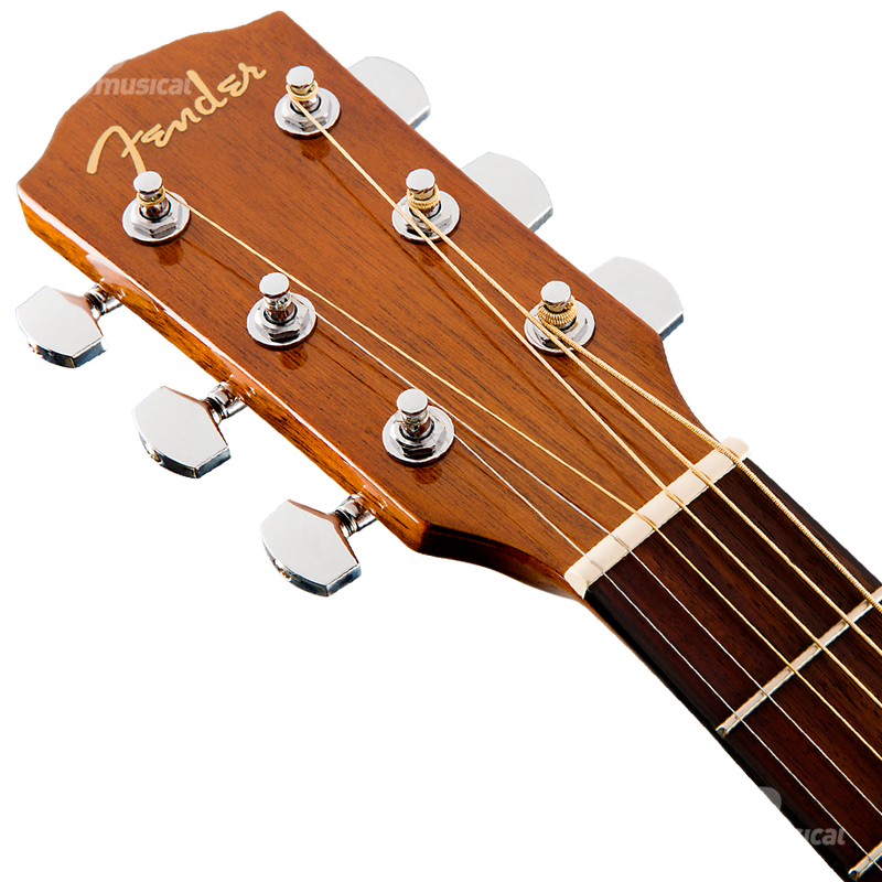 Fender 0970118021 CD-60SCE Dreadnought Left-Handed Walnut Fingerboard Natural - JP Musical