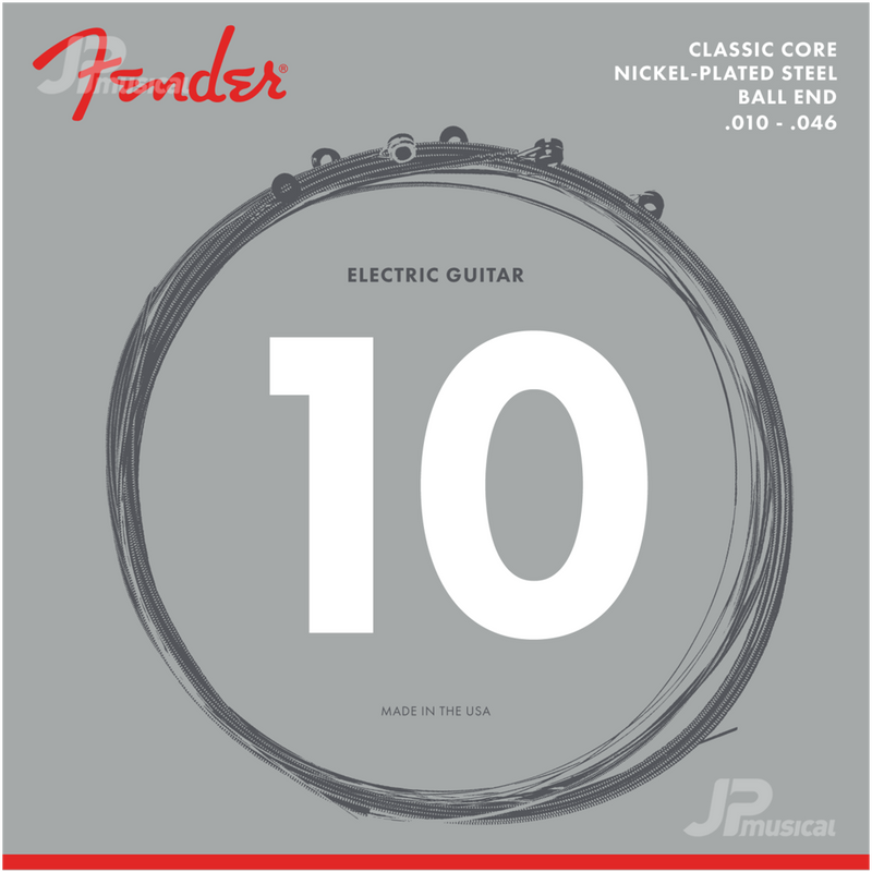 Fender 0730255406 Classic Core Electric Guitar Strings Nickel Plated Steel Ball Ends - JP Musical