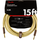 Fender 0990820084 Deluxe Series Instrument Cable Straight/Straight 15' Tweed - JP Musical