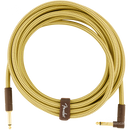 Fender 0990820086 Deluxe Series Instrument Cable Straight/Angle 15' Tweed - JP Musical