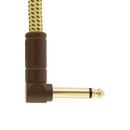 Fender 0990820091 Deluxe Series Instrument Cable Straight/Angle 10' Tweed - JP Musical