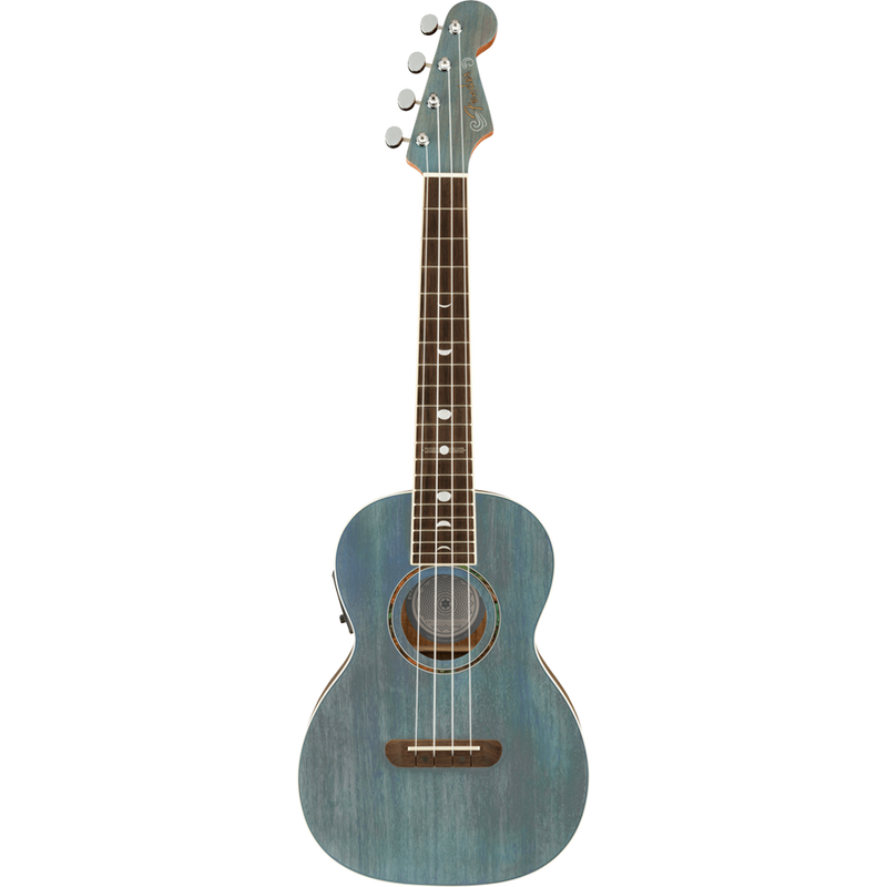 Fender 0971752197 Dhani Harrison Uke Walnut Fingerboard Turquoise - JP Musical