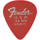 Fender 1987351900 351 Shape Dura-Tone Delrin Picks Fiesta Red .96 - JP Musical