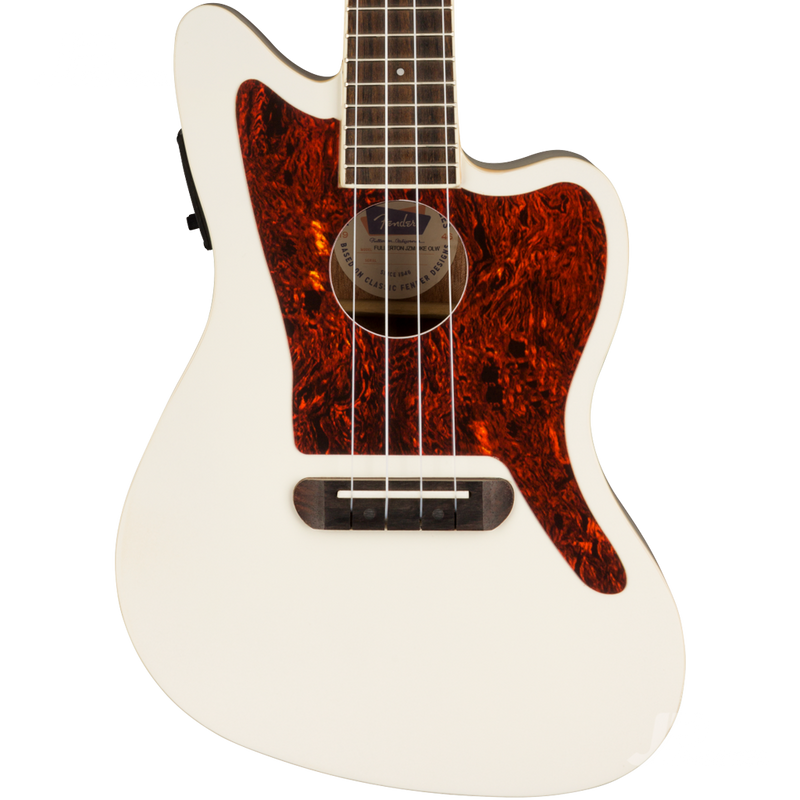 Fender 0971653005 Fullerton Jazzmaster Uke Olympic White - JP Musical