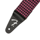 Fender 0990709056 Houndstooth Jacquard Strap Pink - JP Musical