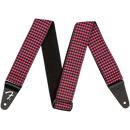 Fender 0990709056 Houndstooth Jacquard Strap Pink - JP Musical