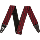 Fender 0990709009 Houndstooth Jacquard Strap Red - JP Musical