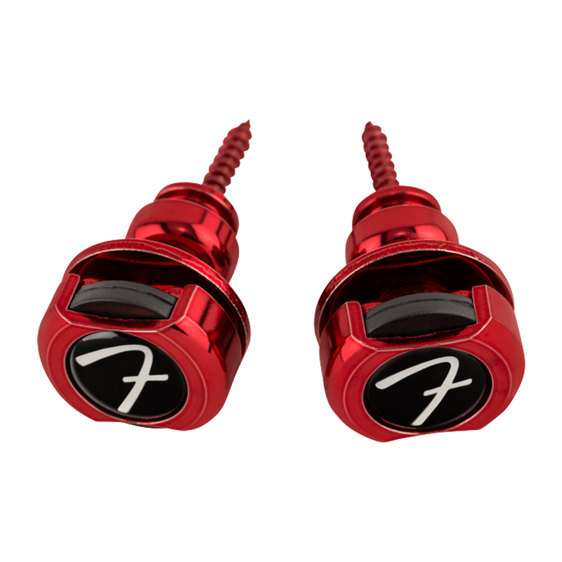 Fender 0990818609 Infinity "F" Strap Locks Red - JP Musical