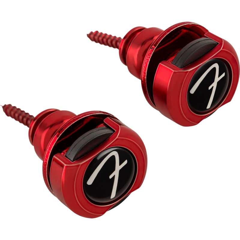 Fender 0990818609 Infinity "F" Strap Locks Red - JP Musical