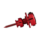 Fender 0990818609 Infinity "F" Strap Locks Red - JP Musical