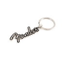 Fender 9100274000 Logo Key Chain Silver/Black - JP Musical
