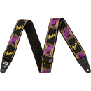 Fender 0990681306 Neon Monogrammed Strap Purple and Yellow - JP Musical