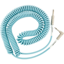 Fender 0990823006 Original Series Coil Cable Straight/Angle 30' Daphne Blue - JP Musical