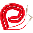 Fender 0990823005 Original Series Coil Cable Straight/Angle 30' Fiesta Red - JP Musical