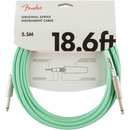 Fender 0990520058 Original Series Instrument Cable 18.6' Surf Green - JP Musical