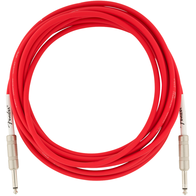 Fender 0990520010 Original Series Instrument Cable 18.6' Fiesta Red - JP Musical