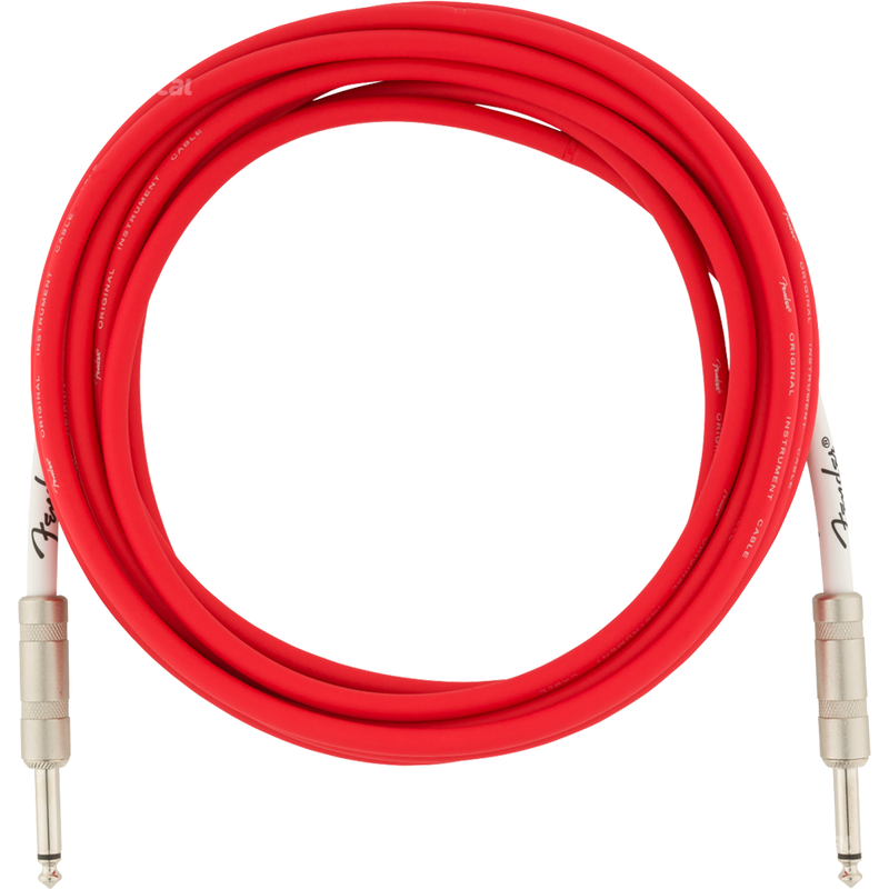 Fender 0990515010 Original Series Instrument Cable 15' Fiesta Red - JP Musical