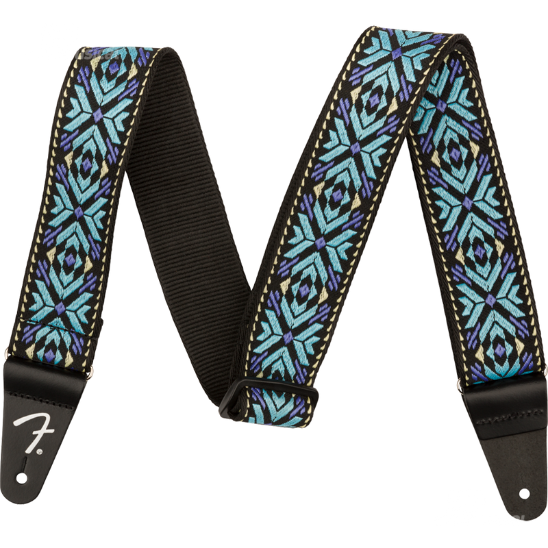 TAHALI FENDER 0990638025 PASADENA WOVEN STRAP BLUE SNOWFLAKE - JP Musical