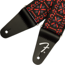 TAHALI FENDER 0990638034 PASADENA WOVEN STRAP LATTICE RED - JP Musical