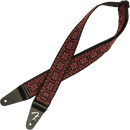 TAHALI FENDER 0990638034 PASADENA WOVEN STRAP LATTICE RED - JP Musical