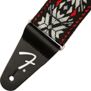 TAHALI FENDER 0990638026 PASADENA WOVEN STRAP RED SNOWFLAKE - JP Musical