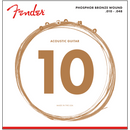 Fender 0730060402 Phosphor Bronze Acoustic Guitar Strings Ball End 60XL - JP Musical