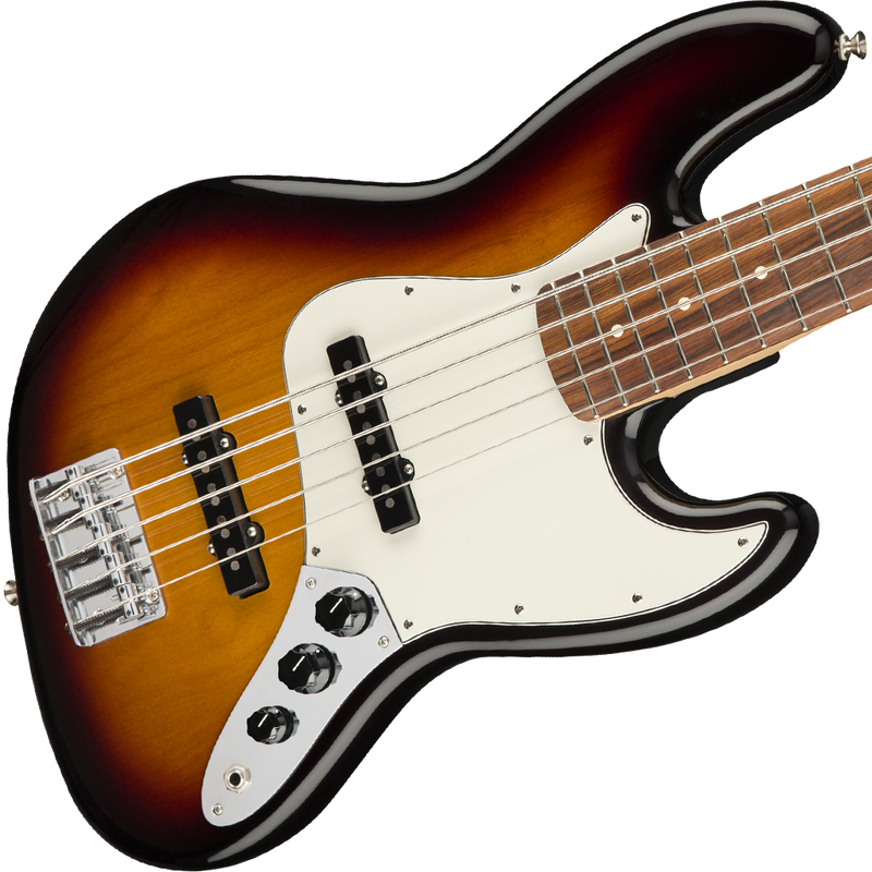 Fender 0149953500 Player Jazz Bass V Pau Ferro Fingerboard 3-Tone Sunburst - JP Musical