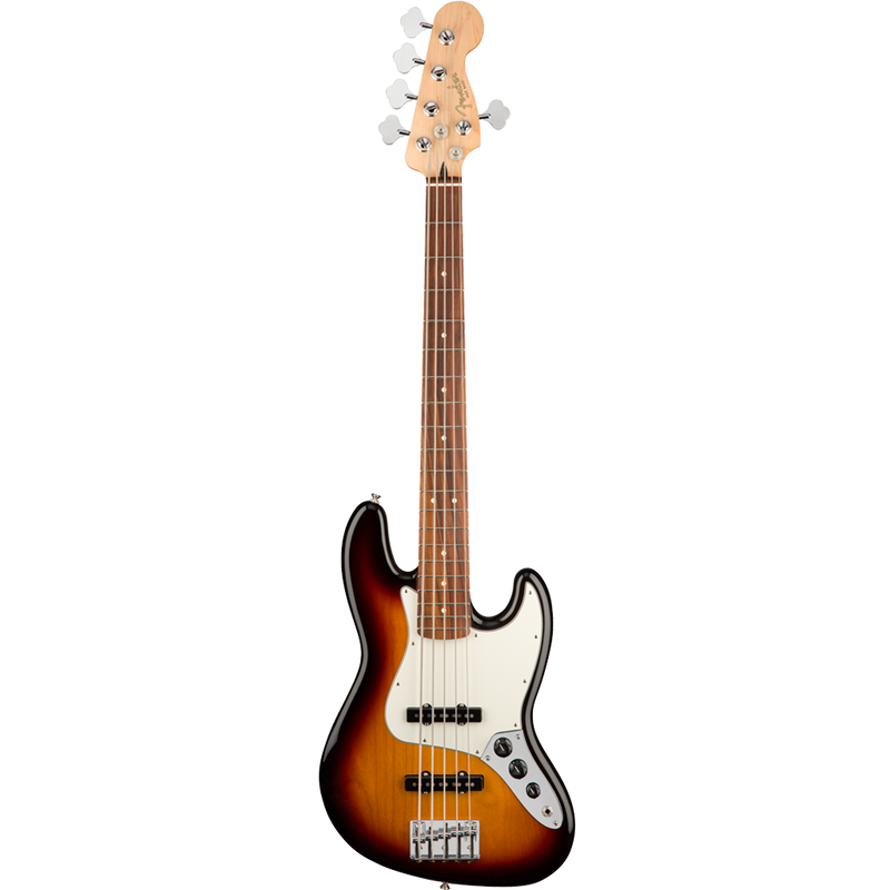 Fender 0149953500 Player Jazz Bass V Pau Ferro Fingerboard 3-Tone Sunburst - JP Musical