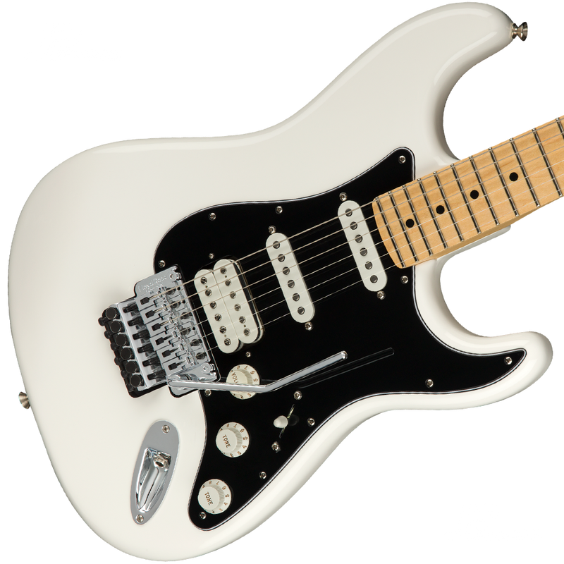 Fender 1149402515 Player Stratocaster Floyd Rose HSS Maple Fingerboard Polar White - JP Musical