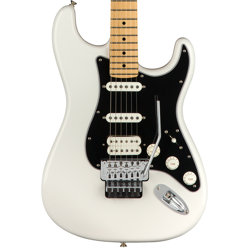 Fender 1149402515 Player Stratocaster Floyd Rose HSS Maple Fingerboard Polar White - JP Musical