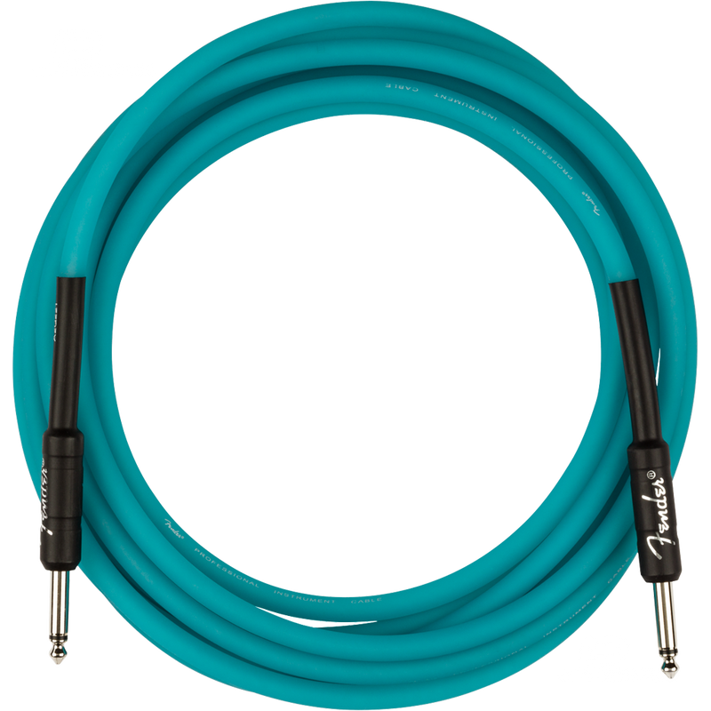 Fender 0990818108 Pro Glow in the Dark Cable 18.6' Blue - JP Musical