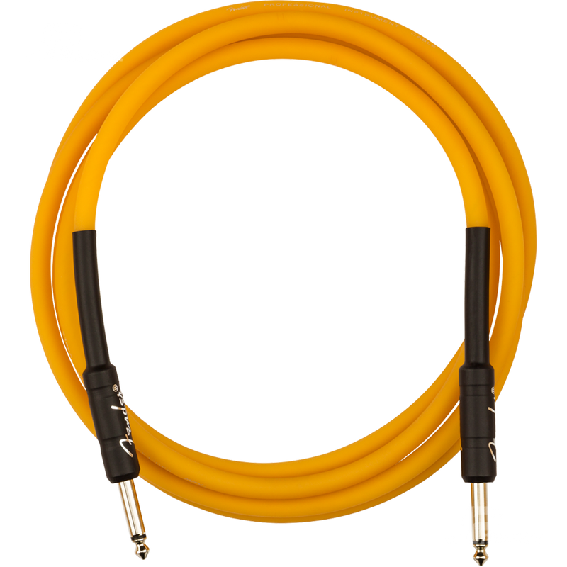 Fender 0990810113 Pro Series Glow in the Dark Cable 10' Orange - JP Musical