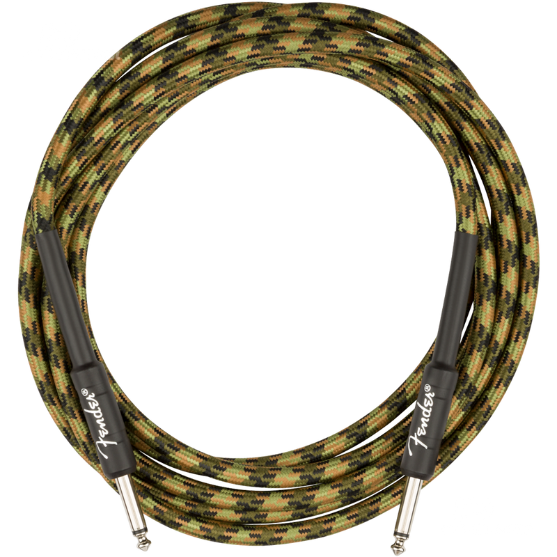 Fender 0990810176 Professional Series Instrument Cable 10' Woodland Camo - JP Musical