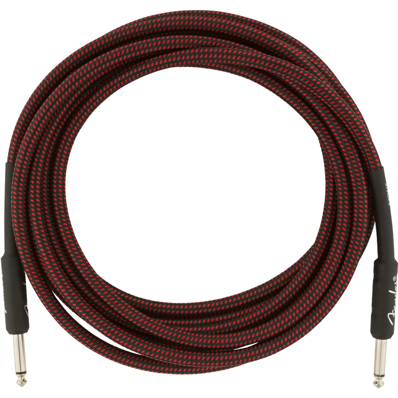 Fender 0990820064 Pro Series Instrument Cable 15' Red Tweed - JP Musical