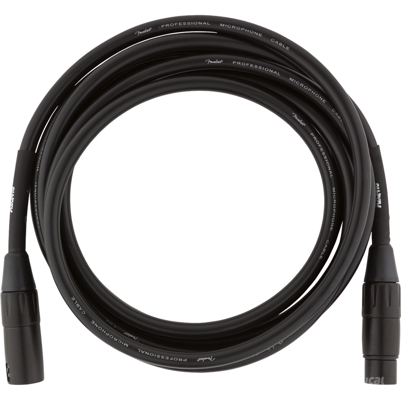 Fender 0990820022 Pro Series Microphone Cable 10' Black - JP Musical
