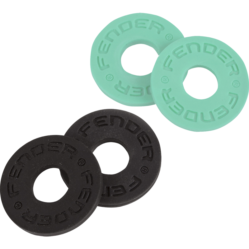 Fender 0990819020 Strap Blocks 4-Pack Black & Surf Green - JP Musical